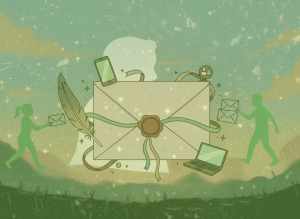 Firefly the envelope is too bright light in this image now. can you darken the shade just a l 193149